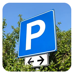 Aparcamiento gratuito para visitantes